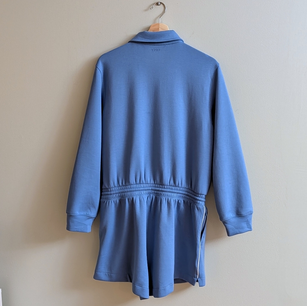 Abercrombie YPB NeoKnit Half Zip Romper - Picture 4 of 5